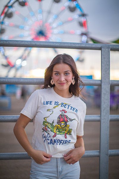 Life Is Better By The Campfire Tee - Pepper & Pearl Boutique