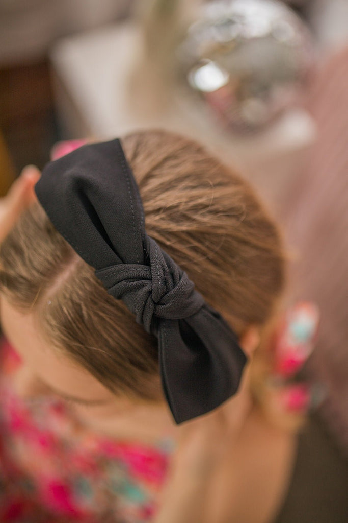 Linen Bow Headband - Pepper & Pearl Boutique