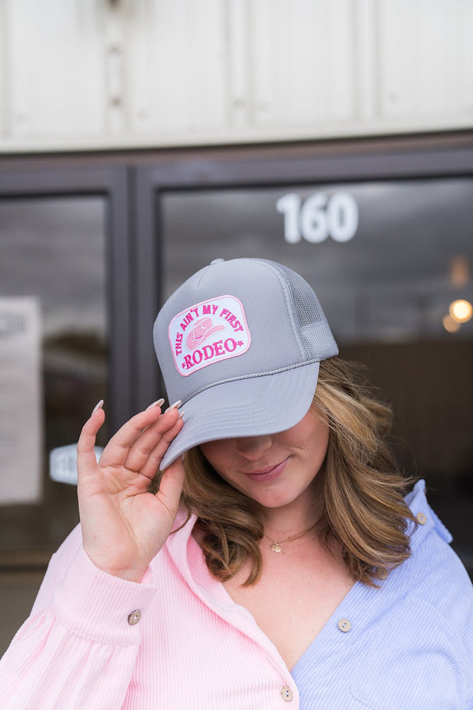 This 'Aint My First Rodeo Trucker Hat - Pepper & Pearl Boutique