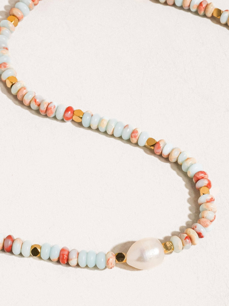 Boho Beaded Pearl Necklace - Pepper & Pearl Boutique