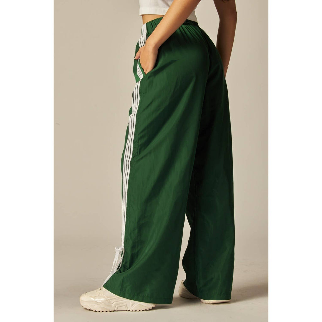 Bow Detail Track Pants - Pepper & Pearl Boutique