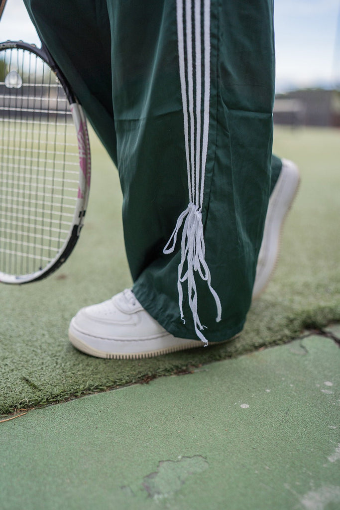 Bow Detail Track Pants - Pepper & Pearl Boutique