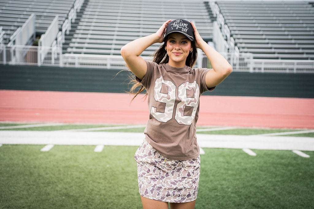 Camo 98 Graphic Tee - Pepper & Pearl Boutique