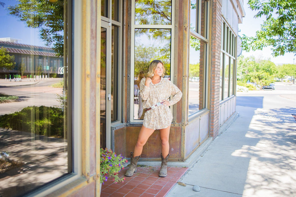 Ditsy Floral Shirt Dress - Pepper & Pearl Boutique