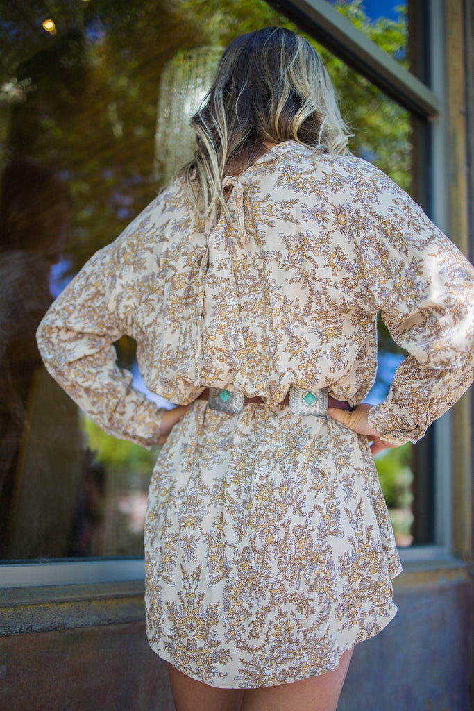 Ditsy Floral Shirt Dress - Pepper & Pearl Boutique