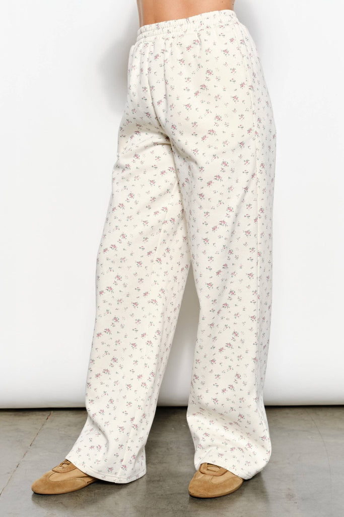 Ditsy Floral Sweatpants - Pepper & Pearl Boutique