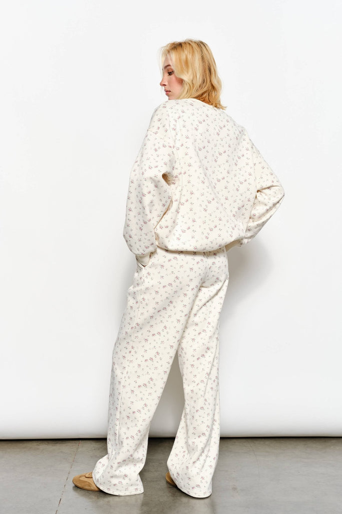 Ditsy Floral Sweatpants - Pepper & Pearl Boutique