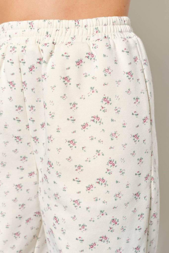 Ditsy Floral Sweatpants - Pepper & Pearl Boutique