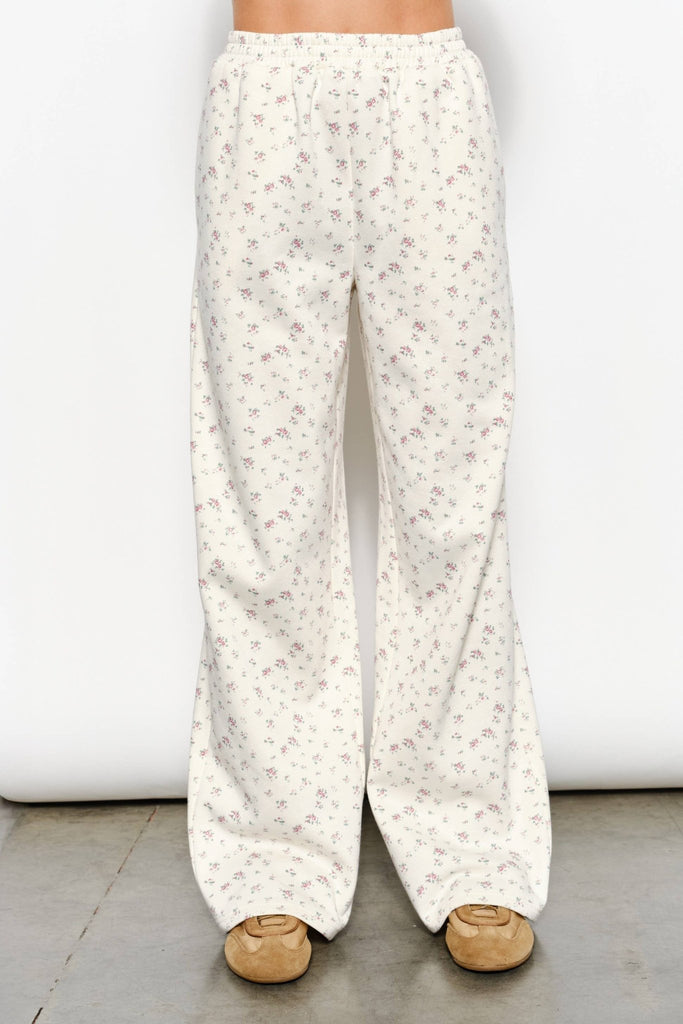 Ditsy Floral Sweatpants - Pepper & Pearl Boutique