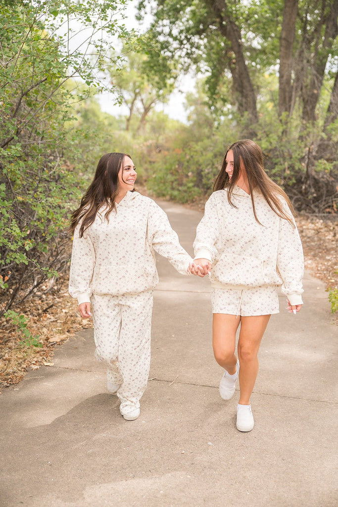 Ditsy Floral Sweatpants - Pepper & Pearl Boutique