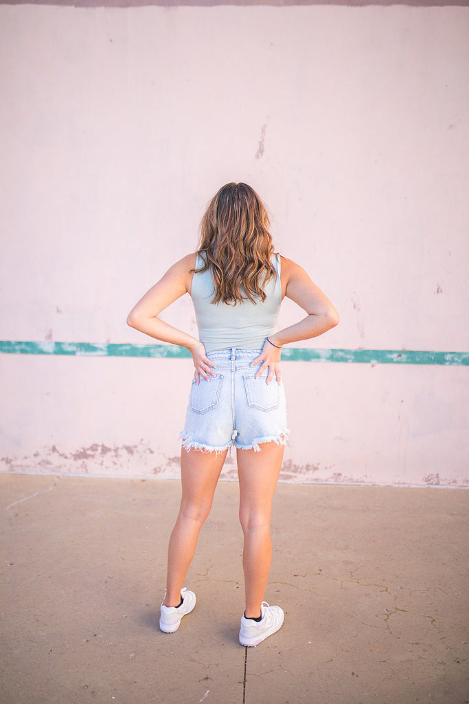 Double Layered Square Neck Tank - Pepper & Pearl Boutique