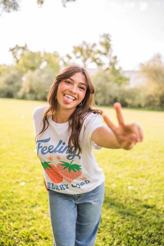 Feeling Berry Good Tee - Pepper & Pearl Boutique