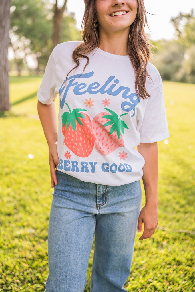 Feeling Berry Good Tee - Pepper & Pearl Boutique