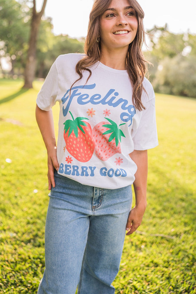 Feeling Berry Good Tee - Pepper & Pearl Boutique