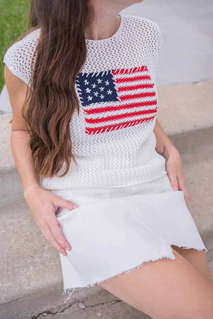 Frayed Hem White Denim Skirt - Pepper & Pearl Boutique