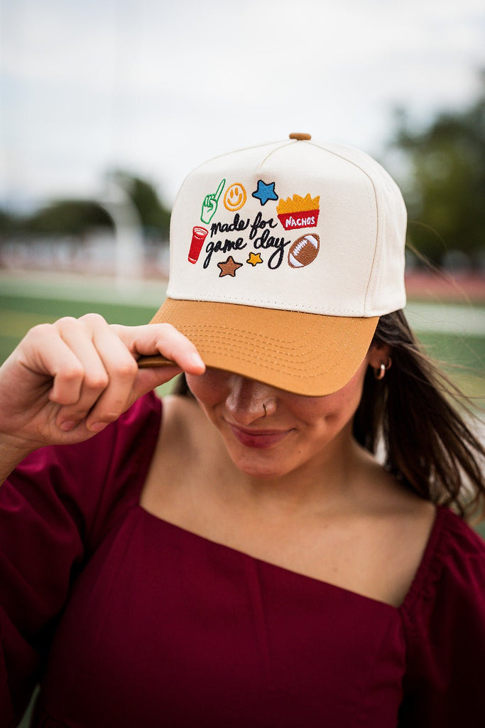 Game Day Collage Hat - Pepper & Pearl Boutique