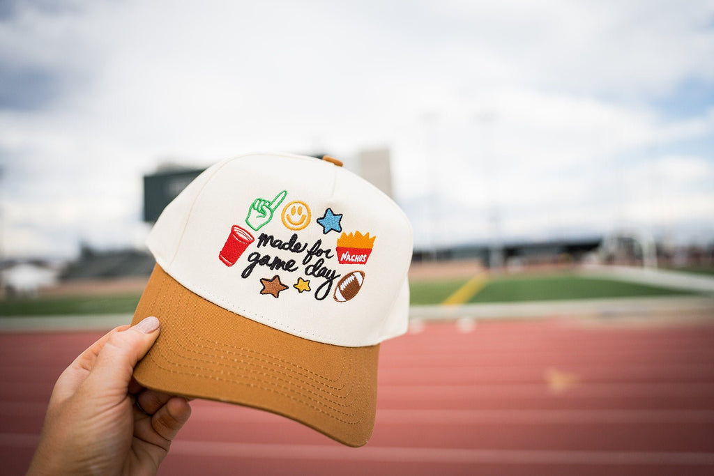 Game Day Collage Hat - Pepper & Pearl Boutique