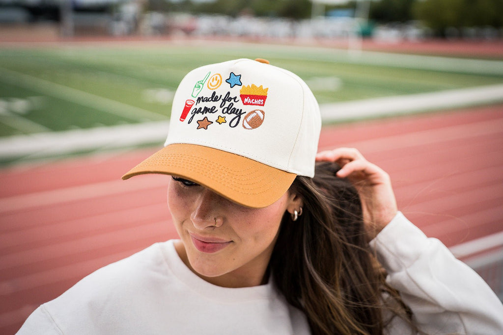 Game Day Collage Hat - Pepper & Pearl Boutique