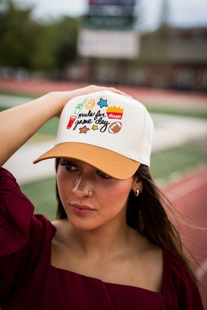 Game Day Collage Hat - Pepper & Pearl Boutique