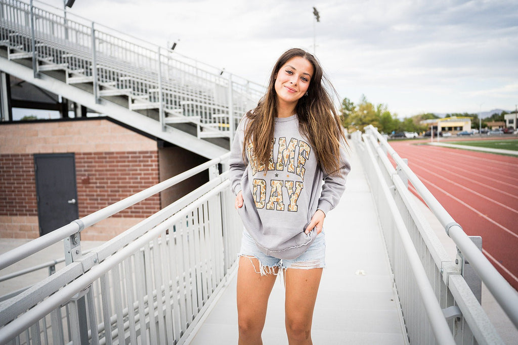 Game Day Duck Camo Pullover - Pepper & Pearl Boutique