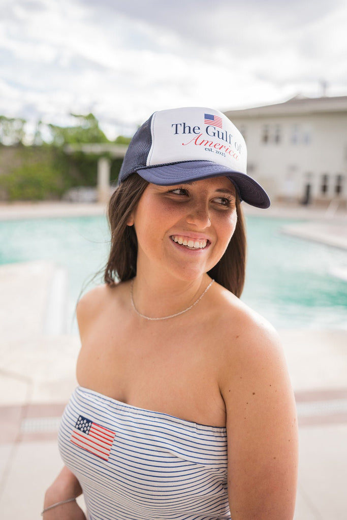 Gulf of America Trucker Hat - Pepper & Pearl Boutique