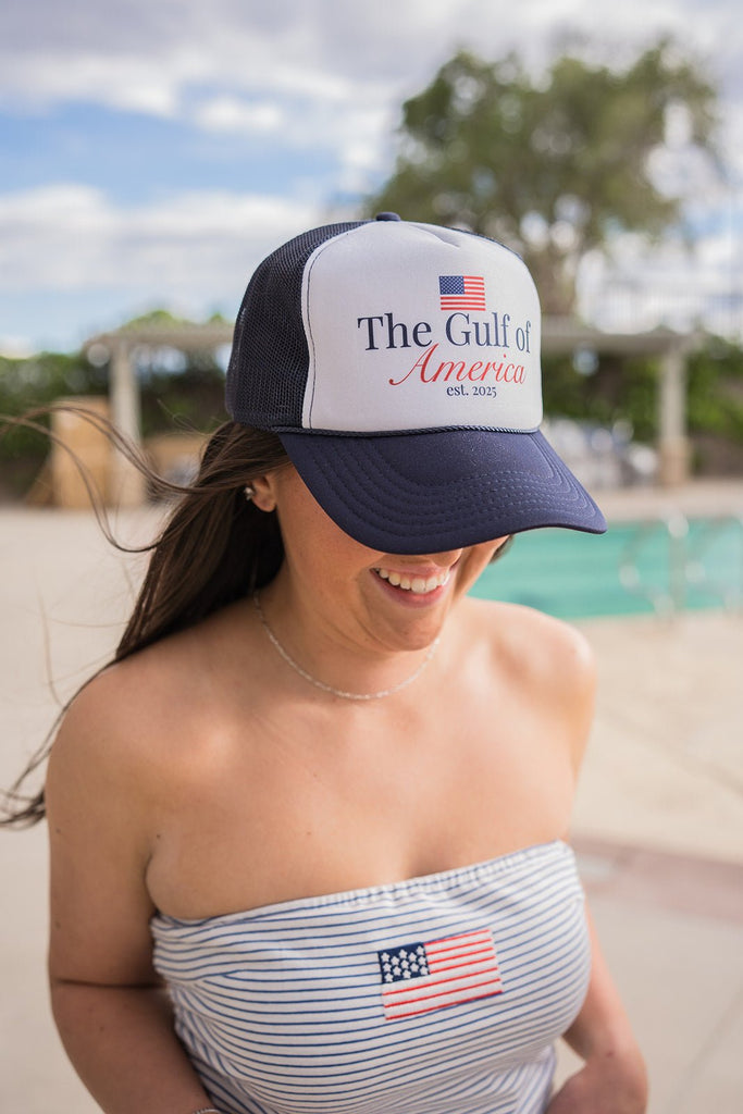 Gulf of America Trucker Hat - Pepper & Pearl Boutique