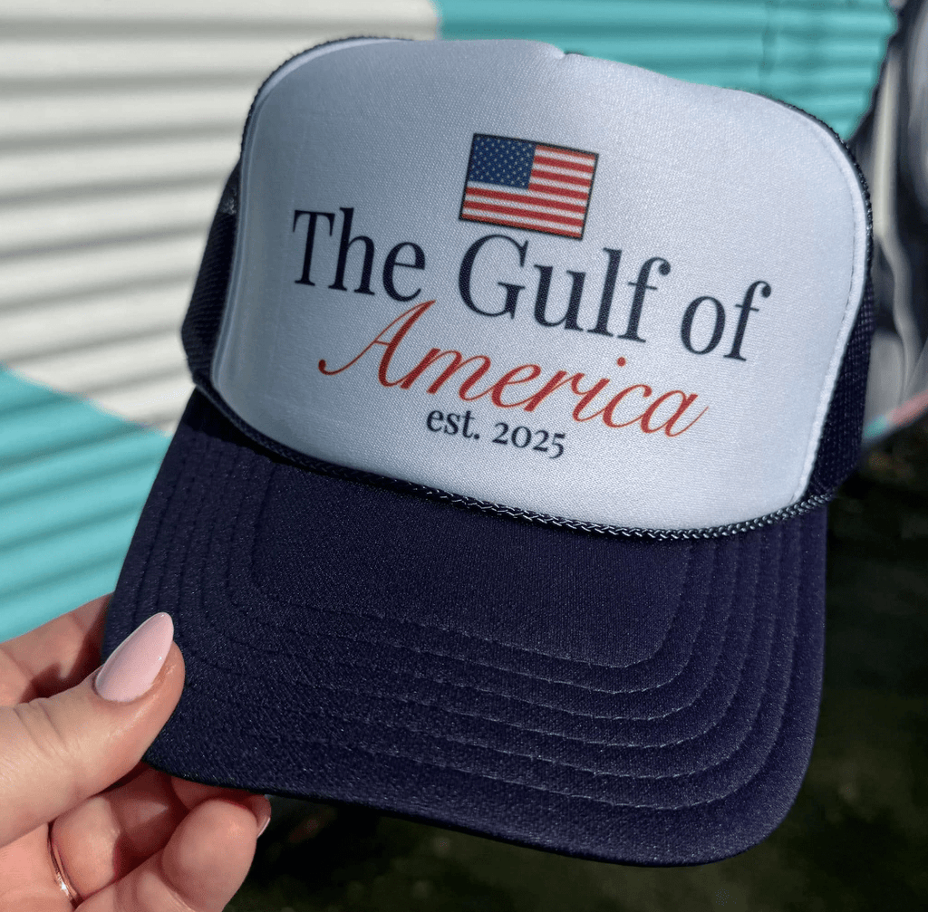 Gulf of America Trucker Hat - Pepper & Pearl Boutique