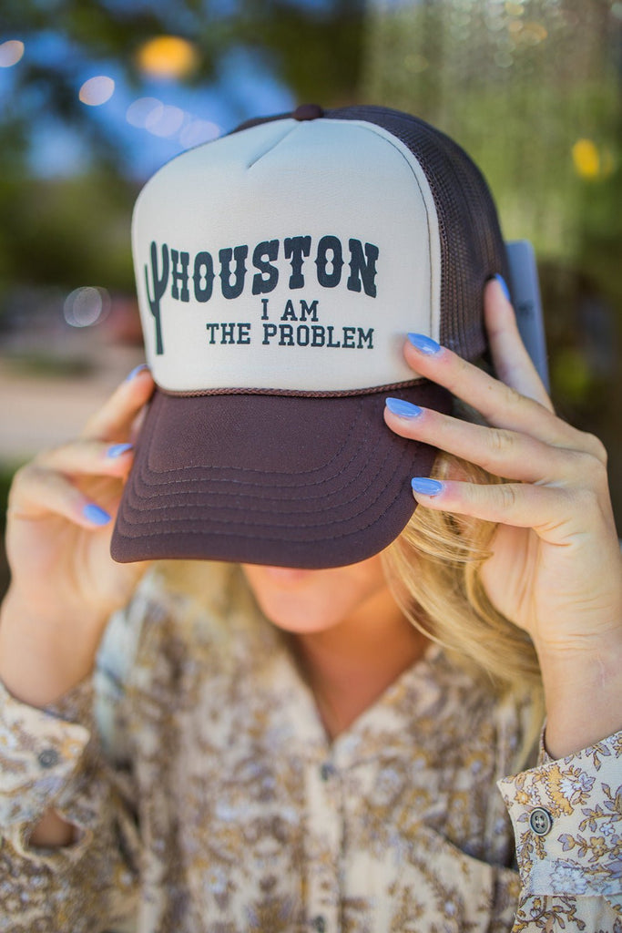 Houston, I Am The Problem Trucker Hat - Pepper & Pearl Boutique