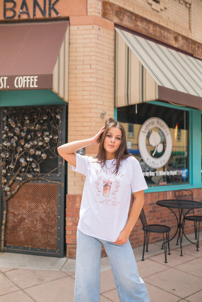 Iced Coffee Social Club Tee - Pepper & Pearl Boutique