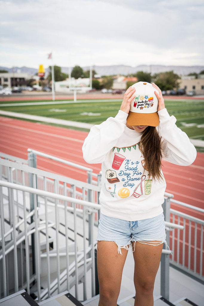 It's a Good Day for a Game Day Sweatshirt - Pepper & Pearl Boutique