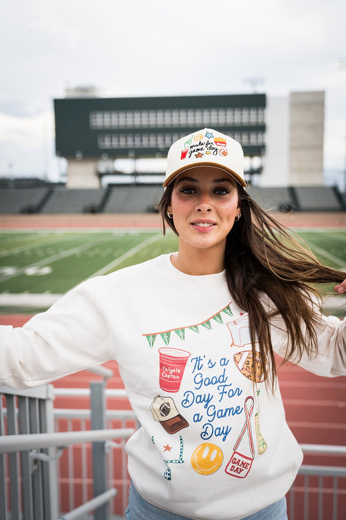 It's a Good Day for a Game Day Sweatshirt - Pepper & Pearl Boutique