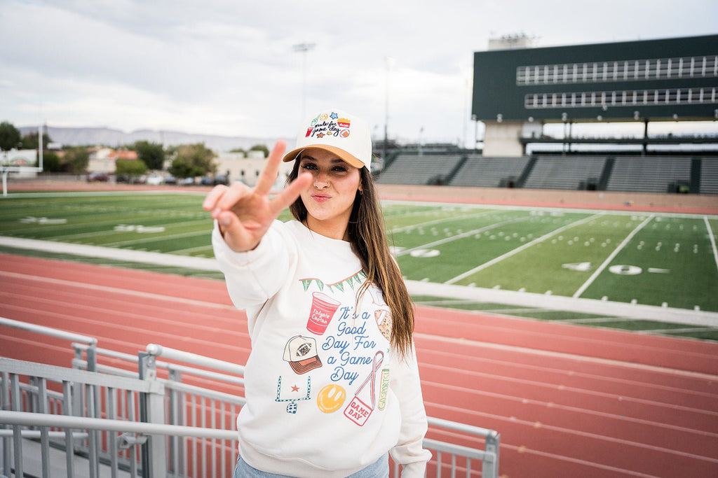 It's a Good Day for a Game Day Sweatshirt - Pepper & Pearl Boutique
