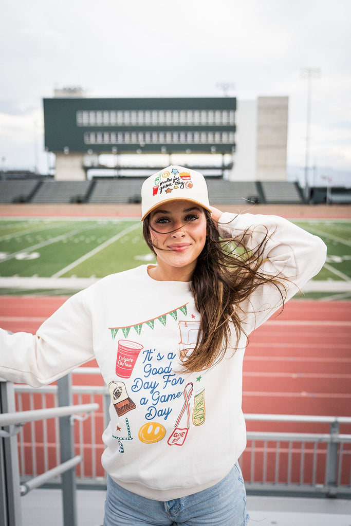 It's a Good Day for a Game Day Sweatshirt - Pepper & Pearl Boutique