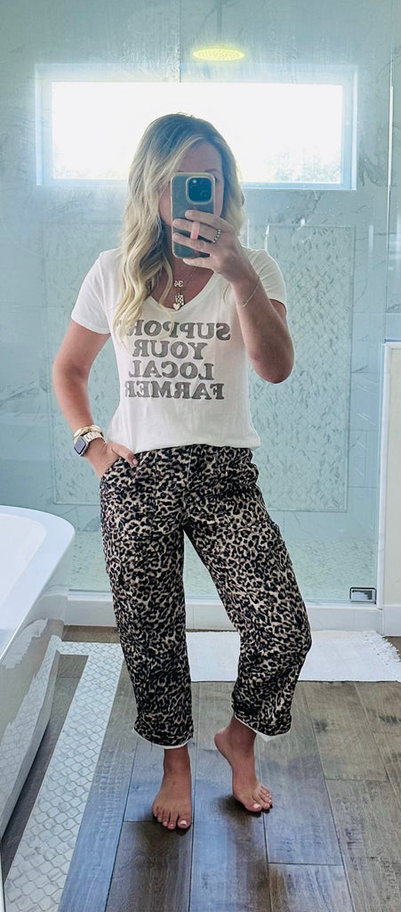 Leopard Cargo Pants - Pepper & Pearl Boutique