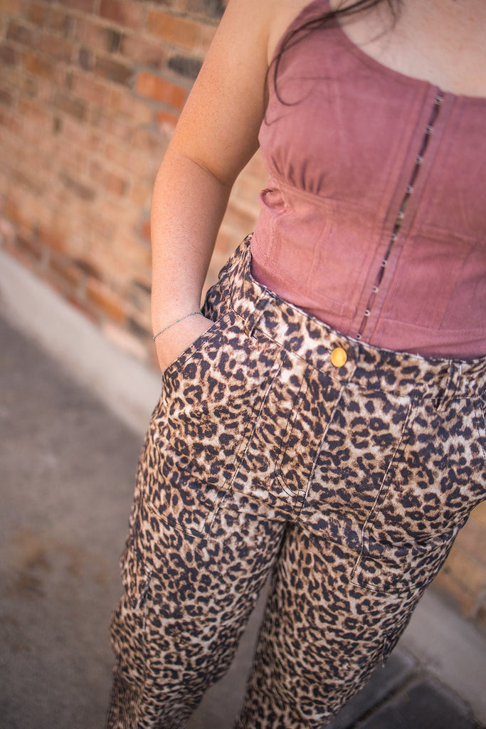 Leopard Cargo Pants - Pepper & Pearl Boutique