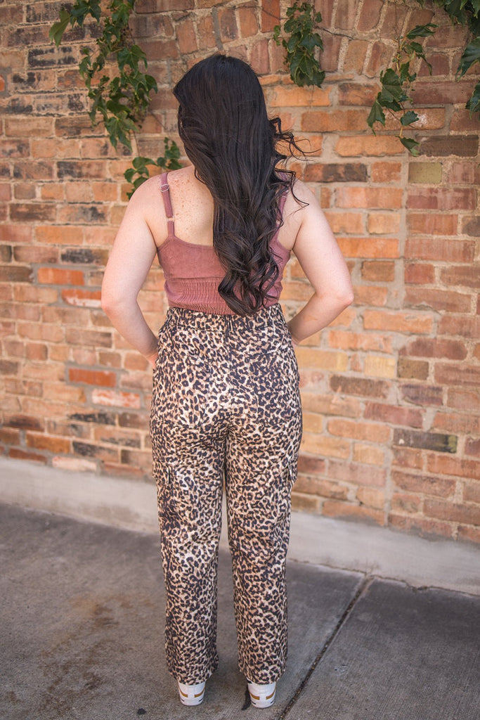 Leopard Cargo Pants - Pepper & Pearl Boutique