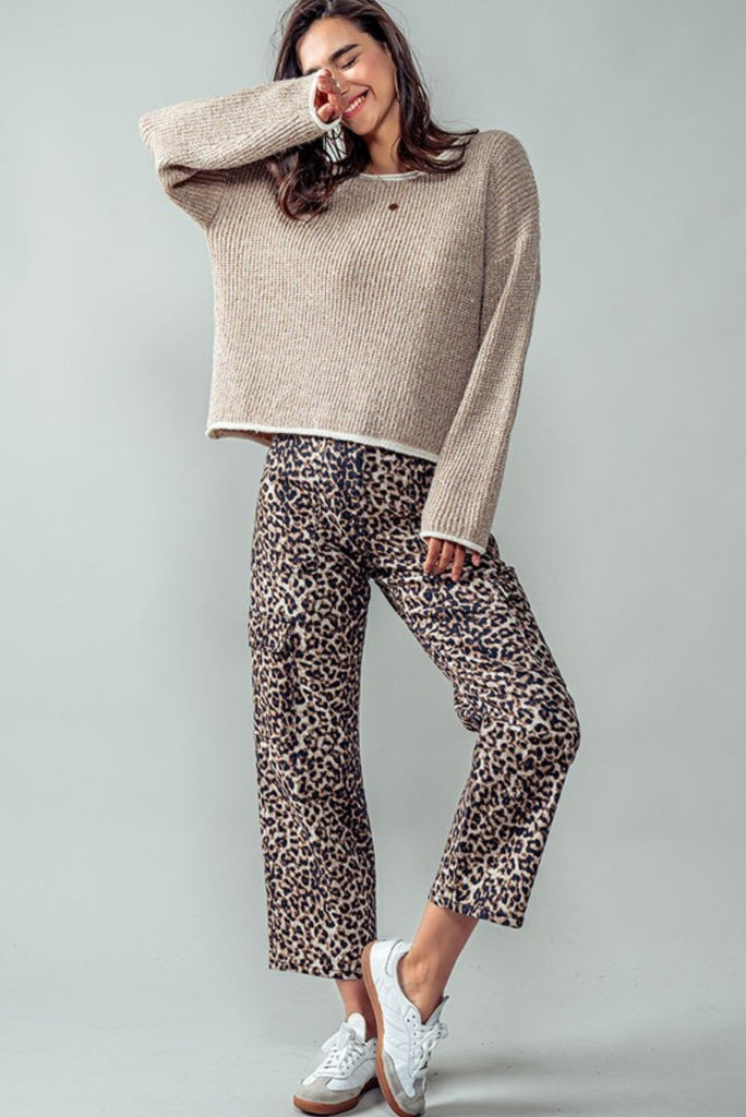 Leopard Cargo Pants - Pepper & Pearl Boutique