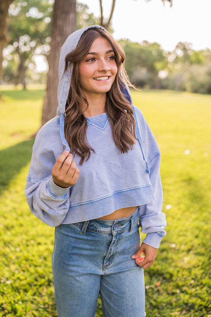 Let It Fade Pullover Hoodie - Pepper & Pearl Boutique