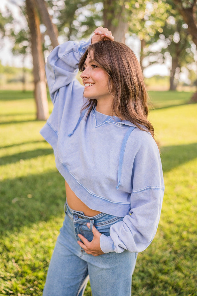 Let It Fade Pullover Hoodie - Pepper & Pearl Boutique
