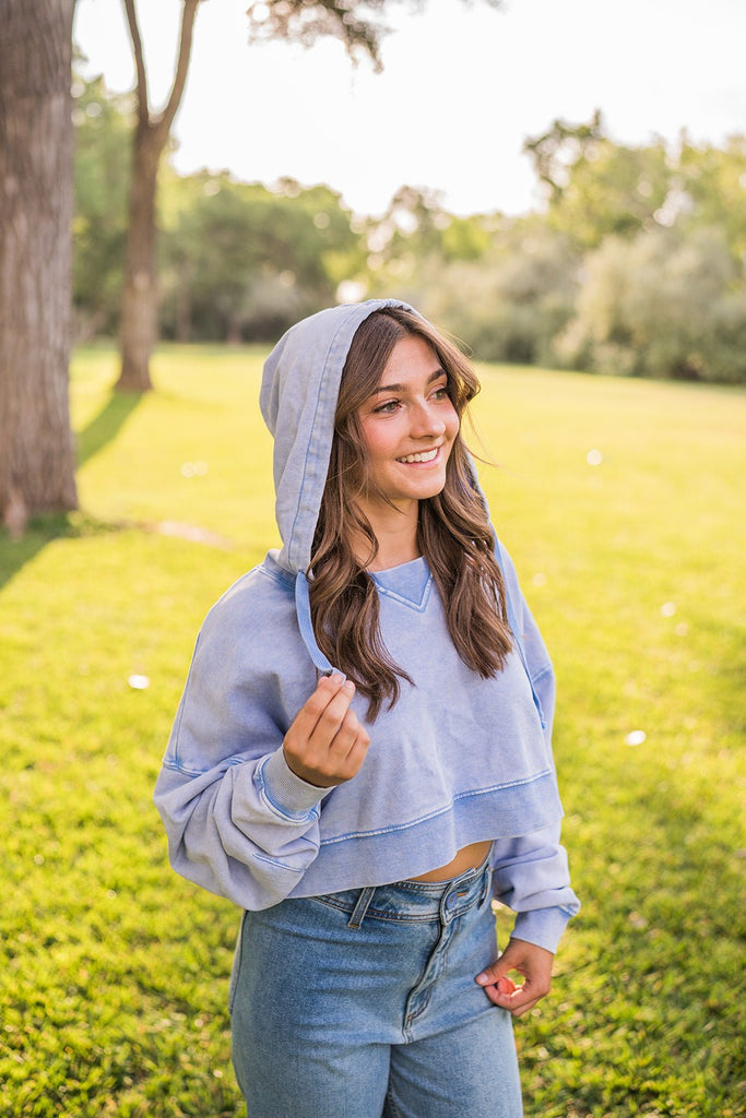 Let It Fade Pullover Hoodie - Pepper & Pearl Boutique