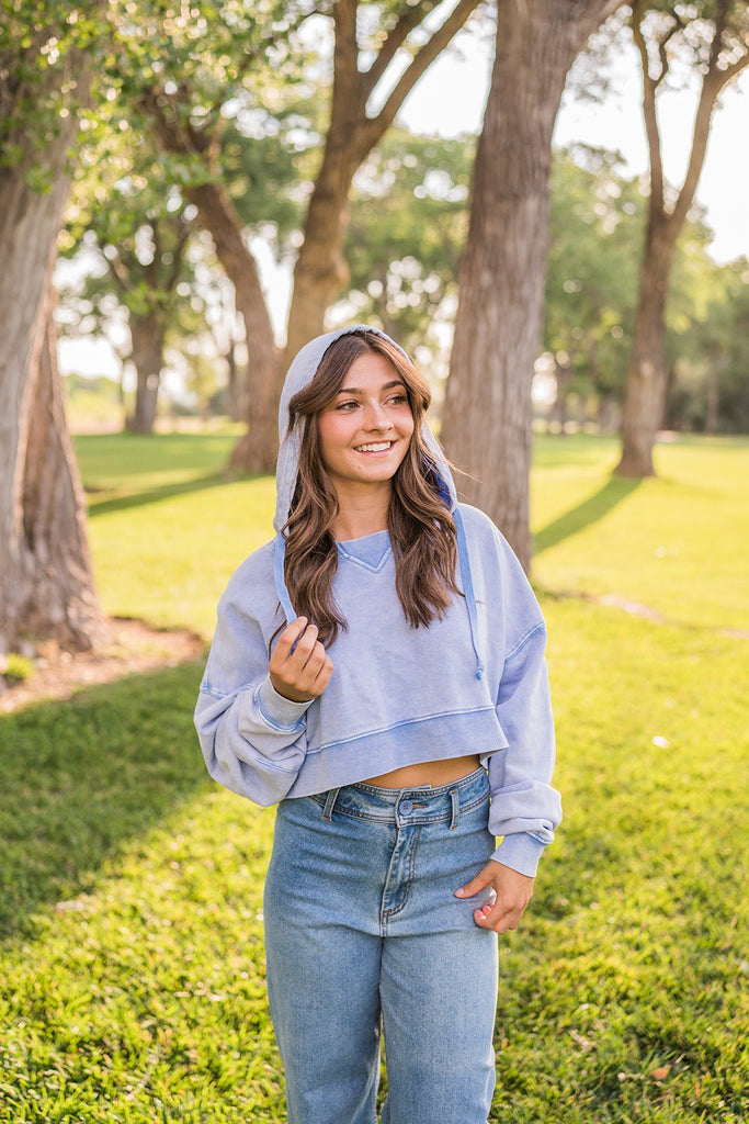Let It Fade Pullover Hoodie - Pepper & Pearl Boutique