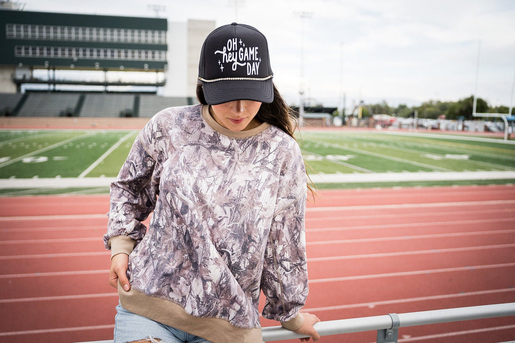 Lightweight Camo Pullover - Pepper & Pearl Boutique