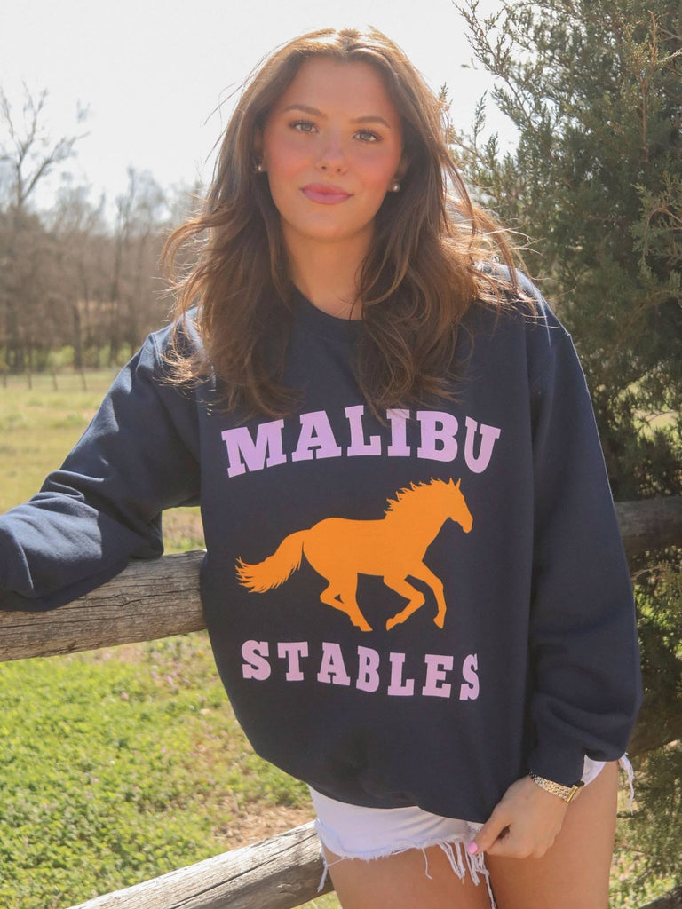 Malibu Stables Sweatshirt - Pepper & Pearl Boutique