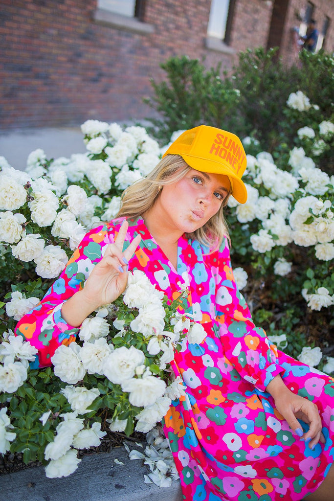 Multi Colored Floral Dress - Pepper & Pearl Boutique