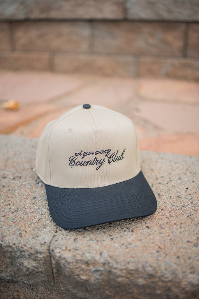 Not Your Average Country Club Embroidered Hat - Pepper & Pearl Boutique