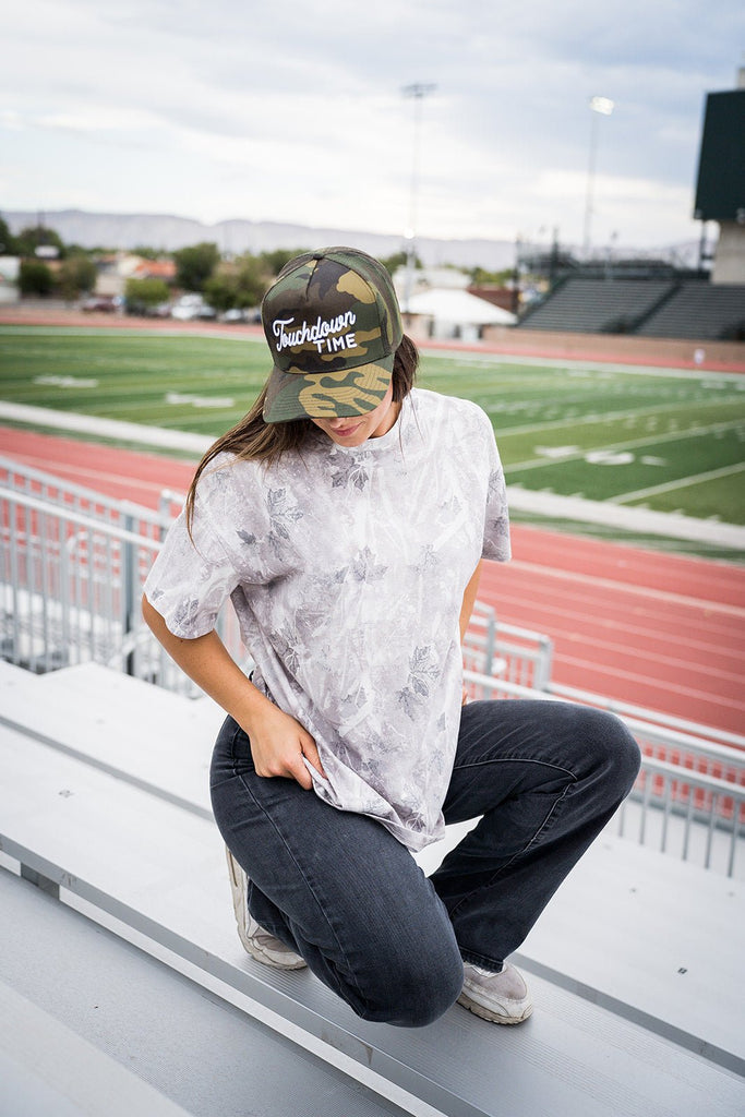 Oversized Light Camo Tee - Pepper & Pearl Boutique