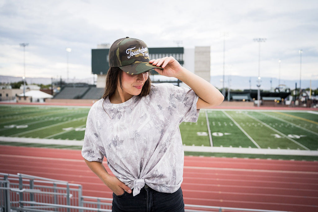 Oversized Light Camo Tee - Pepper & Pearl Boutique