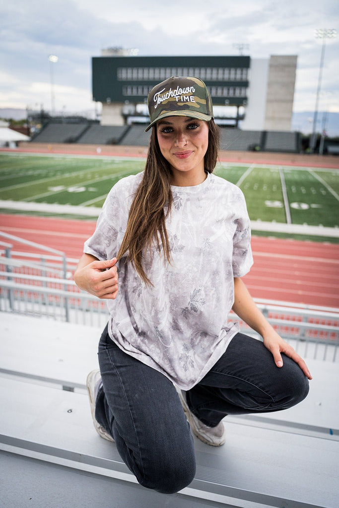 Oversized Light Camo Tee - Pepper & Pearl Boutique