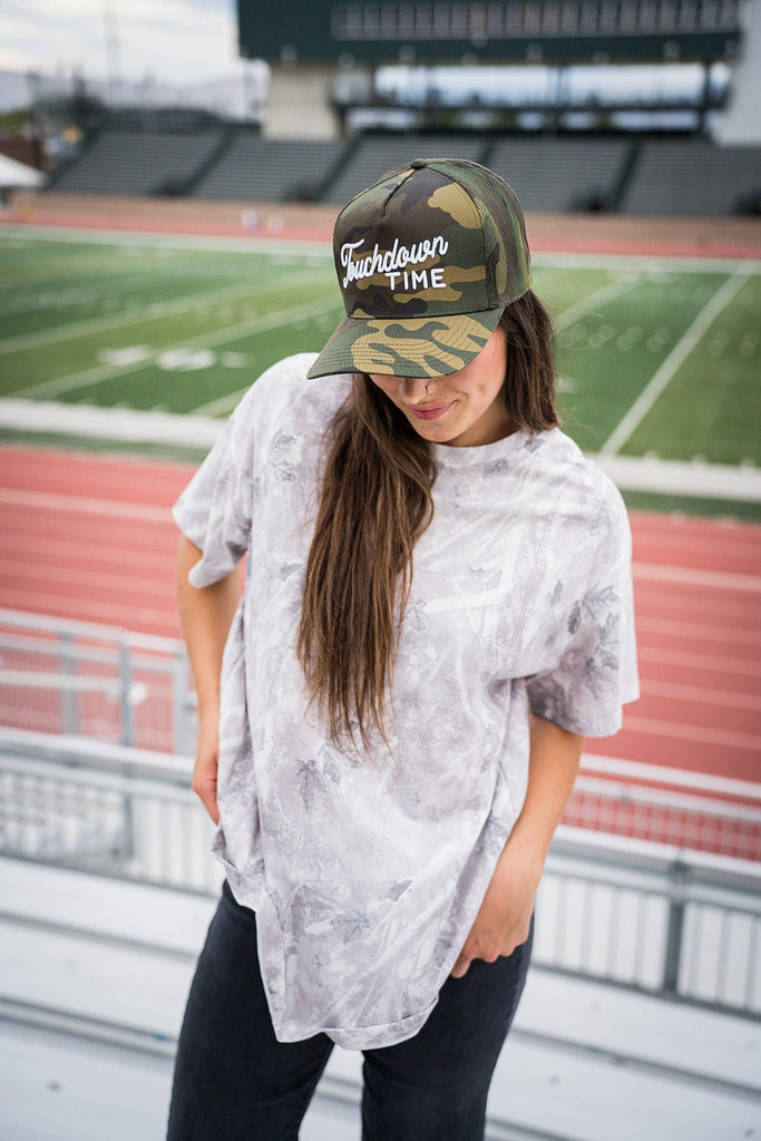 Oversized Light Camo Tee - Pepper & Pearl Boutique