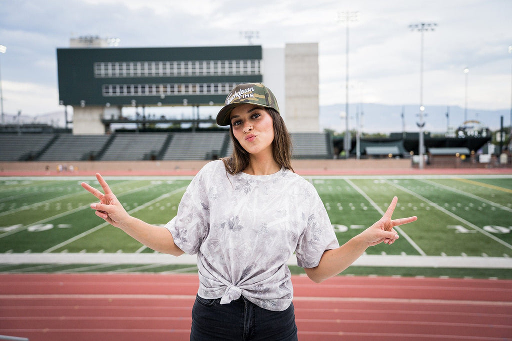Oversized Light Camo Tee - Pepper & Pearl Boutique